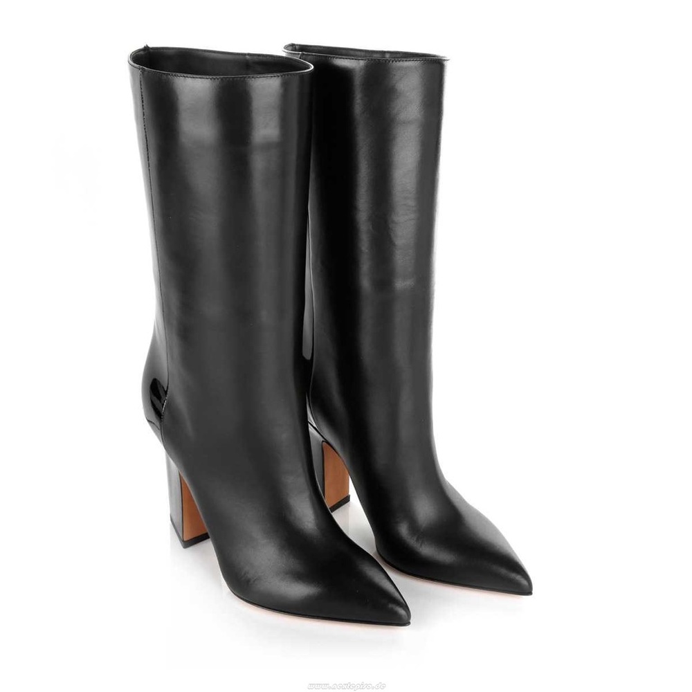 VALENTINO GARAVANI matte and patent leather Boots - Picture 3 of 8